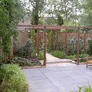 Tuin 1.2 moderne tuin met romantische sfeer
